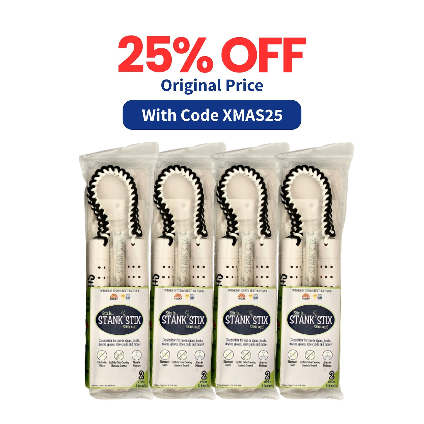 Limited Edition Black and White StankStix 4 Pack Bundle