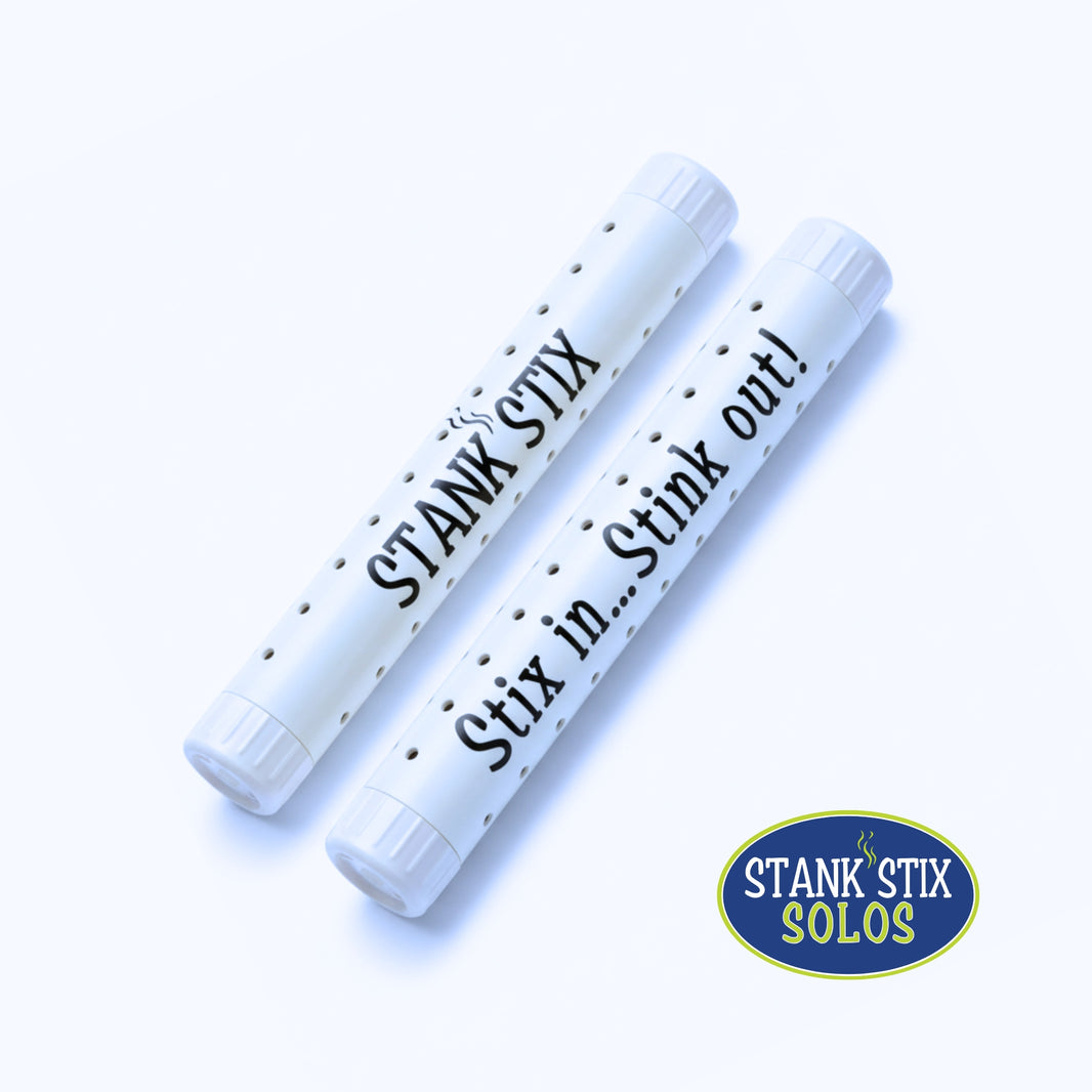 StankStix Solos — same odor-stopping stix without the handle, for gear of all kinds