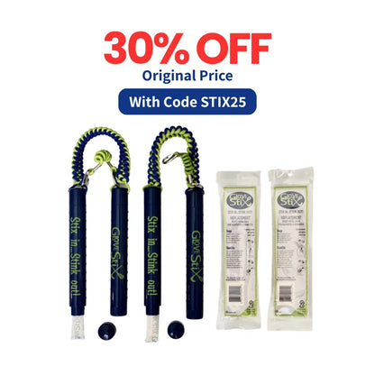 Combo Deal: 2 Sets GloveStix + 2 Sets Refill Bags