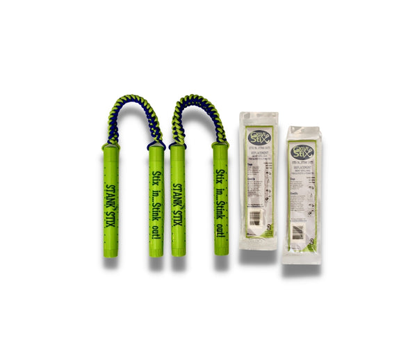 Two sets of StankStix with two sets of refill bags