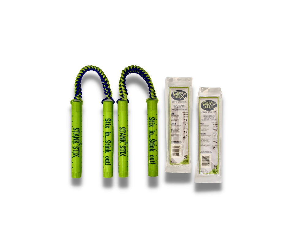 Combo deal: 2 sets of StankStix + 2 sets of refill bags